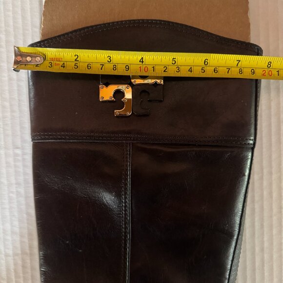 Tory Burch Brown Leather Riding Boots - Picture 11 of 15